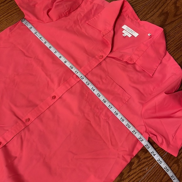 FOXCROFT APPLESEED’S women’s Classic Fit Camp shirt button front bright pink 16 - Picture 12 of 14